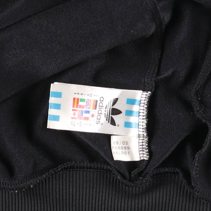 2000'S adidas Originals Jersey Track Jacket, Men's Size Small polyester black type Vintage Second Hand
