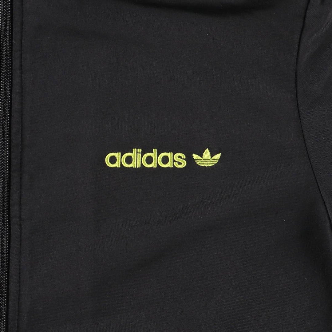 2000'S adidas Originals Jersey Track Jacket, Men's Size Small polyester black type Vintage Second Hand