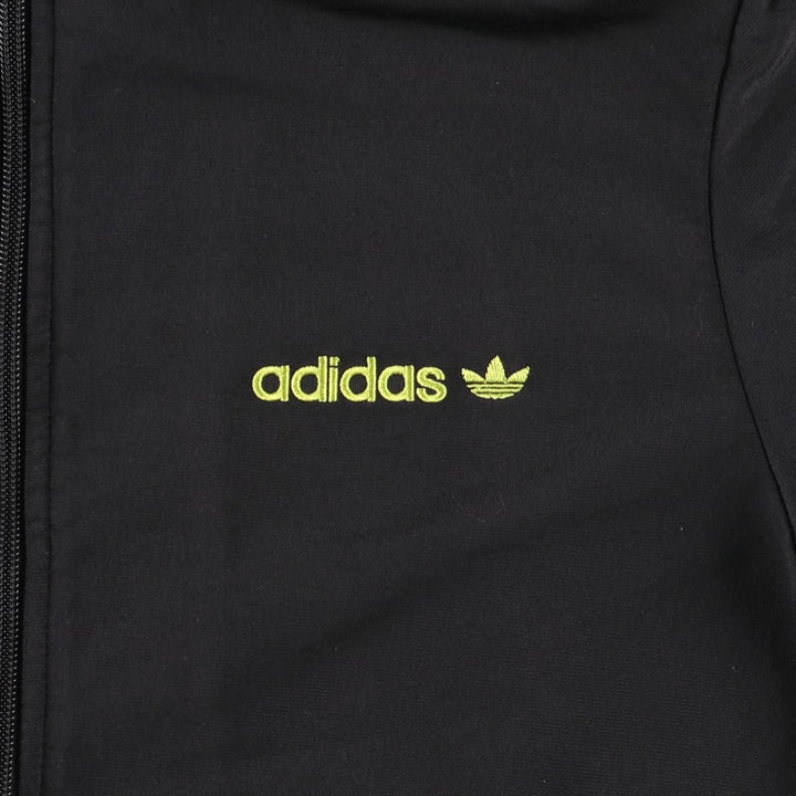 2000'S adidas Originals Jersey Track Jacket, Men's Size Small polyester black type Vintage Second Hand