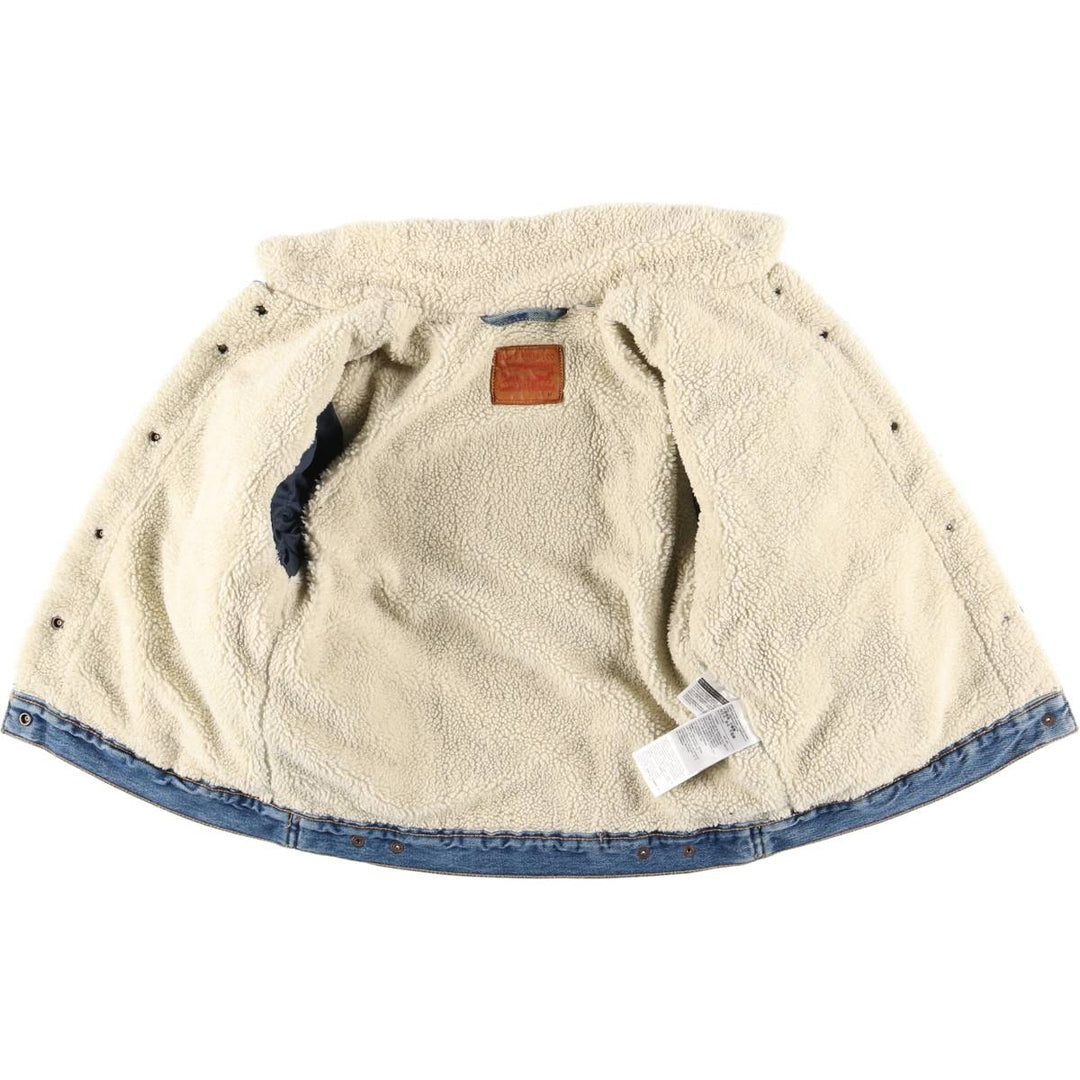Levi's padded denim jacket, women's size M cotton blue type Vintage Second Hand