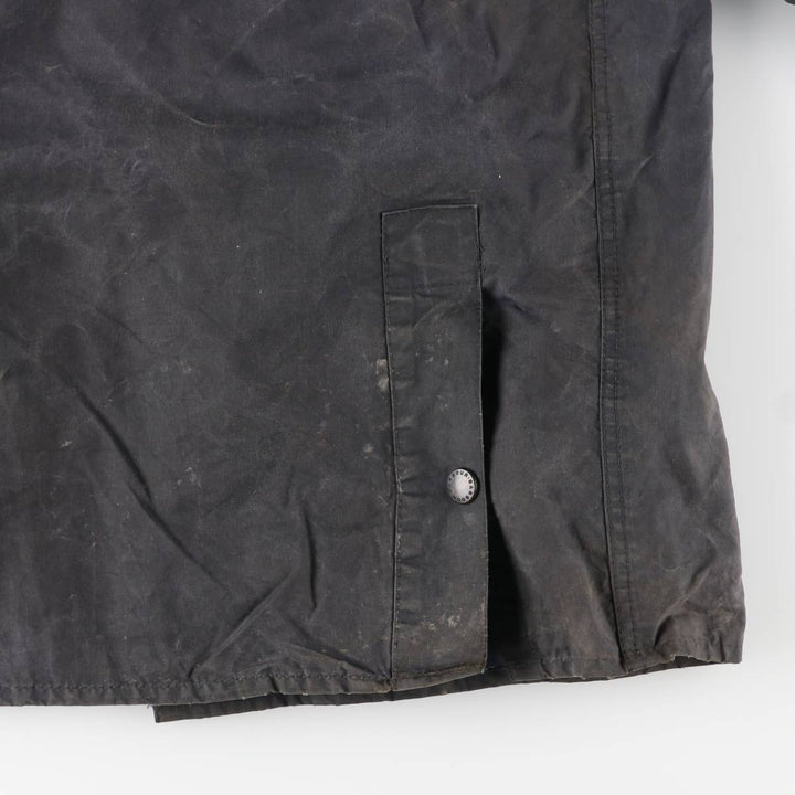 Barbour Bedale (old 3-warrant) waxed cotton oiled jacket, made in England, men's size XL, vintage. cotton navy blue type Vintage Second Hand