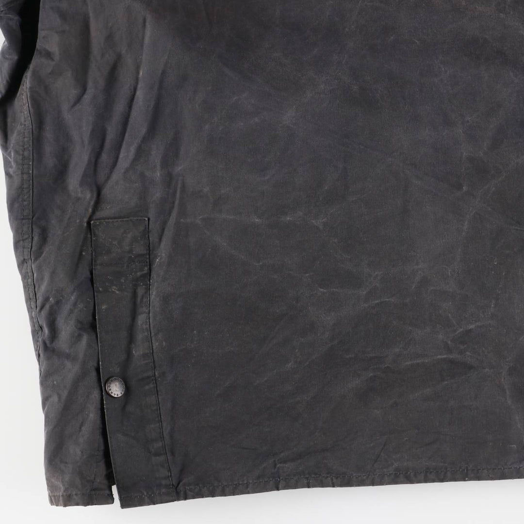 Barbour Bedale (old 3-warrant) waxed cotton oiled jacket, made in England, men's size XL, vintage. cotton navy blue type Vintage Second Hand