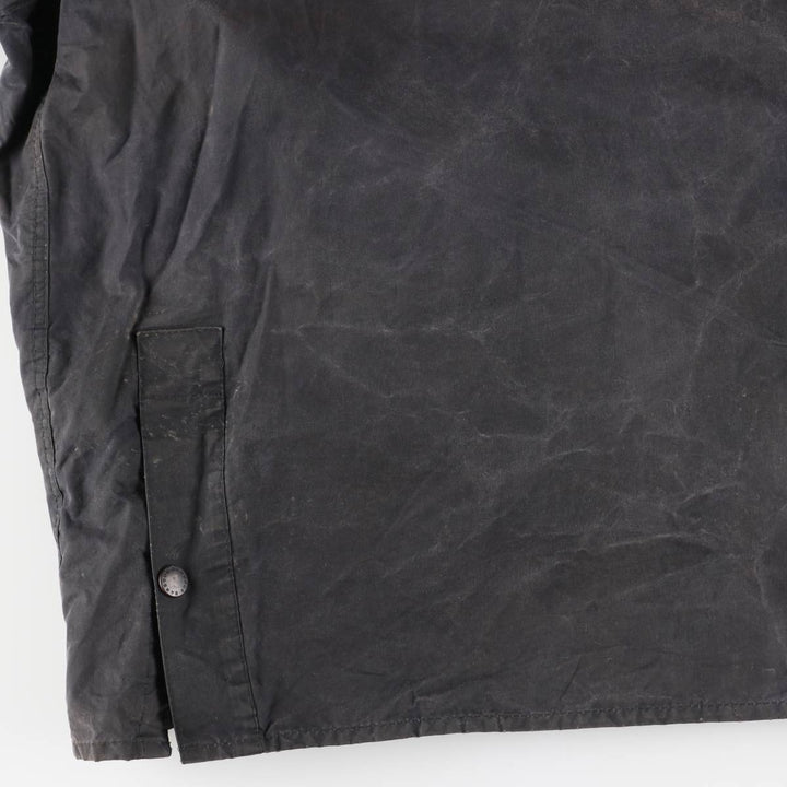 Barbour Bedale (old 3-warrant) waxed cotton oiled jacket, made in England, men's size XL, vintage. cotton navy blue type Vintage Second Hand