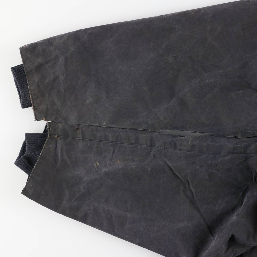 Barbour Bedale (old 3-warrant) waxed cotton oiled jacket, made in England, men's size XL, vintage. cotton navy blue type Vintage Second Hand
