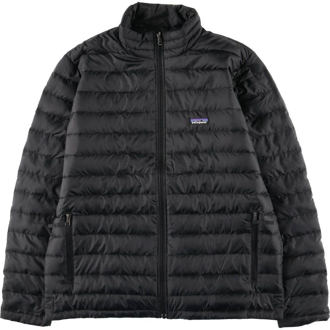 Patagonia 28387FA15 Down Jacket, Men's Size L (approx.) polyester black type Vintage Second Hand