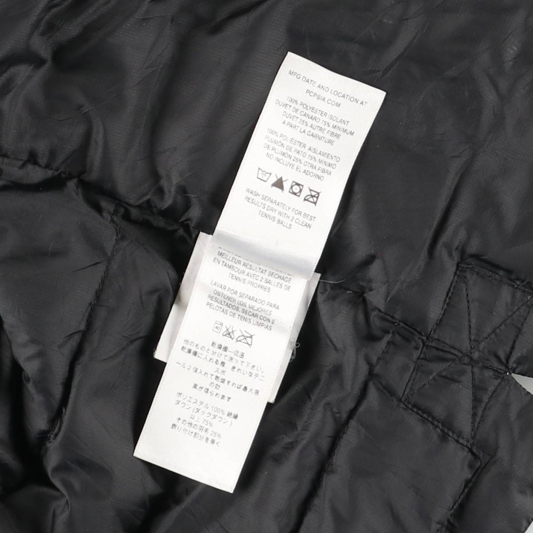 Patagonia 28387FA15 Down Jacket, Men's Size L (approx.) polyester black type Vintage Second Hand
