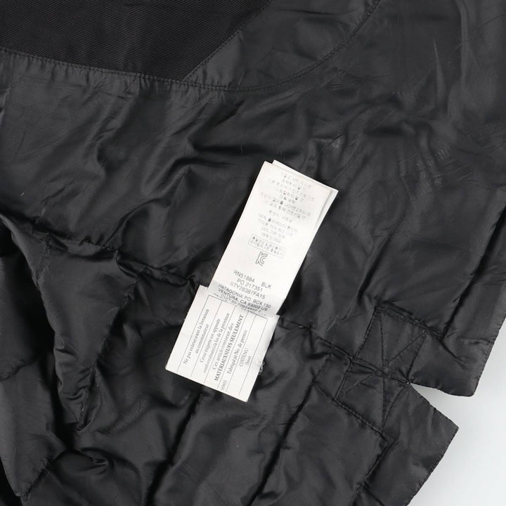 Patagonia 28387FA15 Down Jacket, Men's Size L (approx.) polyester black type Vintage Second Hand