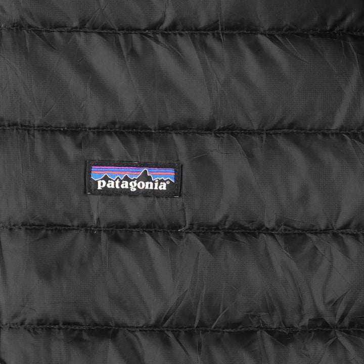 Patagonia 28387FA15 Down Jacket, Men's Size L (approx.) polyester black type Vintage Second Hand