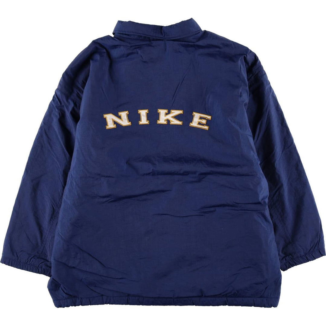 90'S Nike NIKE Nylon Jacket Men's XL Size Vintage Nylon navy blue type Vintage Second Hand