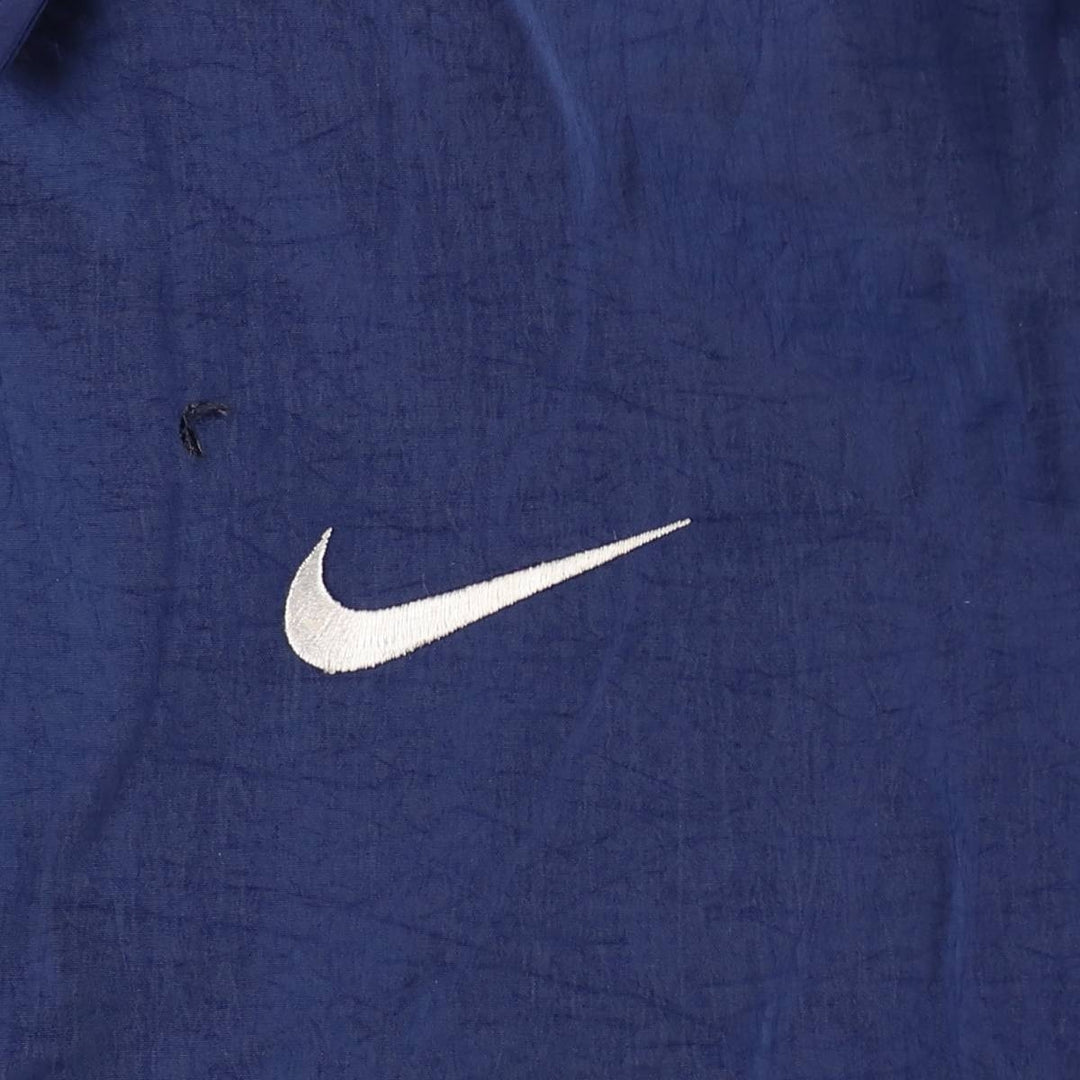 90'S Nike NIKE Nylon Jacket Men's XL Size Vintage Nylon navy blue type Vintage Second Hand