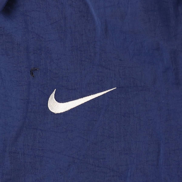 90'S Nike NIKE Nylon Jacket Men's XL Size Vintage Nylon navy blue type Vintage Second Hand