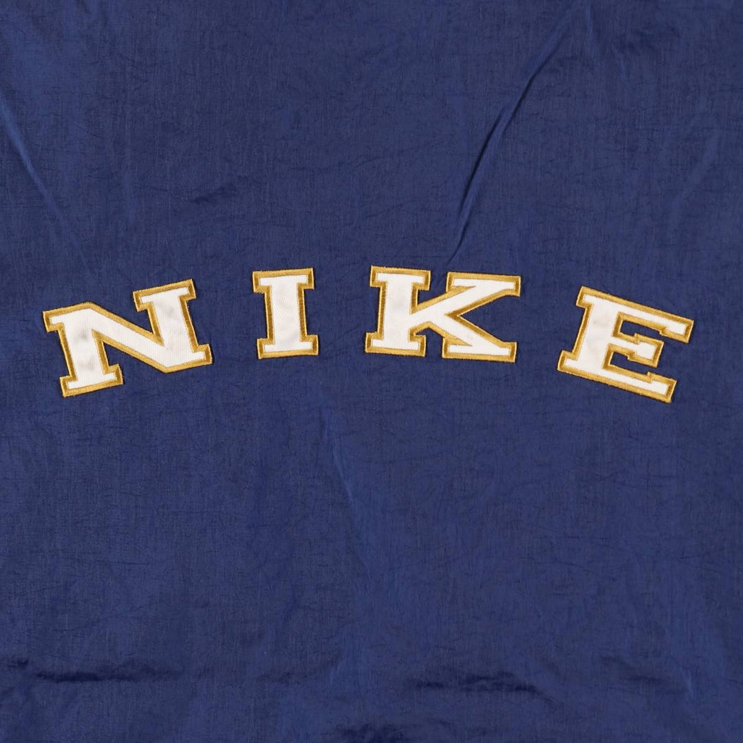 90'S Nike NIKE Nylon Jacket Men's XL Size Vintage Nylon navy blue type Vintage Second Hand