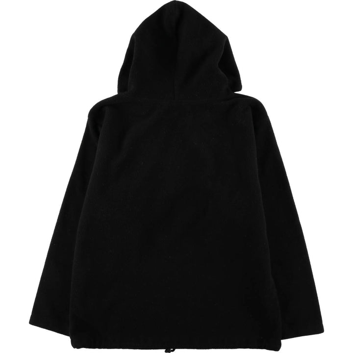 BOCA Fleece Pullover Hoodie, Made in Canada, Men's Size XL (equivalent), Vintage polyester black type Vintage Second Hand