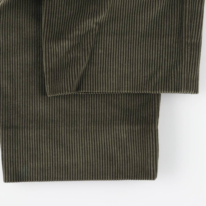 Emidio Tucci One-Tuck Corduroy Pants, Men's Size 36 cotton dark green Vintage Second Hand