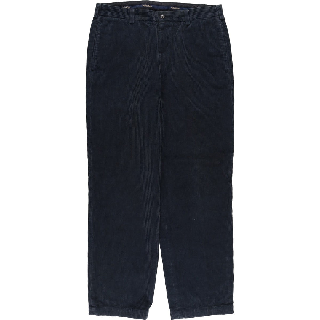 Brooks Brothers HUDSON Corduroy Pants for Men, Size W34 cotton navy blue type Vintage Second Hand