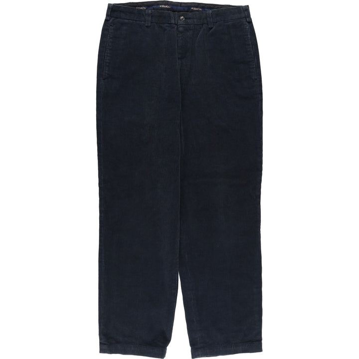 Brooks Brothers HUDSON Corduroy Pants for Men, Size W34 cotton navy blue type Vintage Second Hand