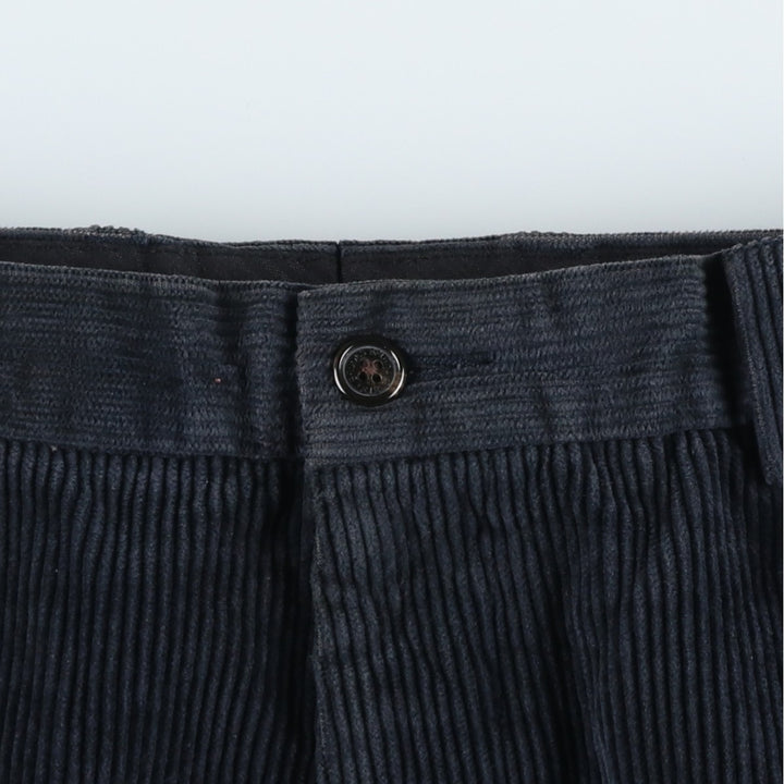 Brooks Brothers HUDSON Corduroy Pants for Men, Size W34 cotton navy blue type Vintage Second Hand