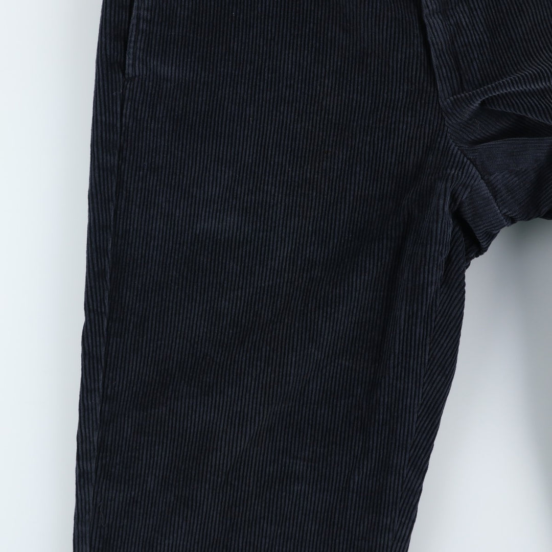 Brooks Brothers HUDSON Corduroy Pants for Men, Size W34 cotton navy blue type Vintage Second Hand