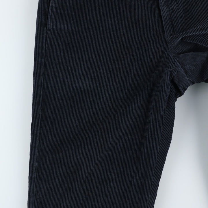 Brooks Brothers HUDSON Corduroy Pants for Men, Size W34 cotton navy blue type Vintage Second Hand