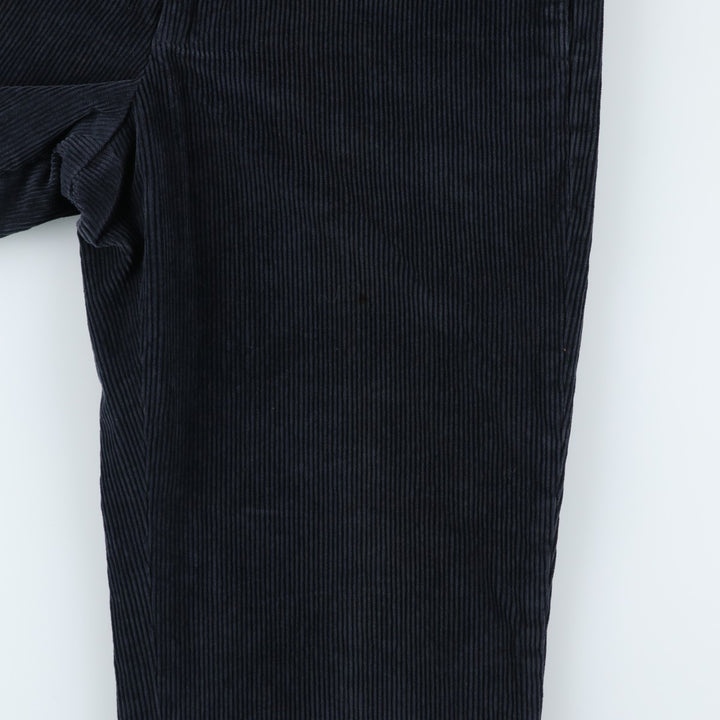 Brooks Brothers HUDSON Corduroy Pants for Men, Size W34 cotton navy blue type Vintage Second Hand
