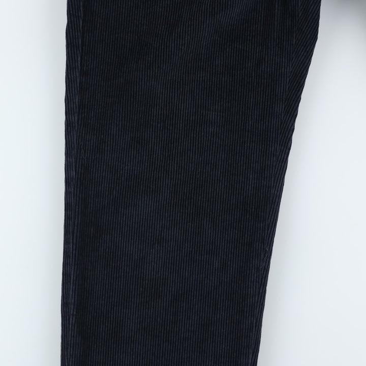 Brooks Brothers HUDSON Corduroy Pants for Men, Size W34 cotton navy blue type Vintage Second Hand