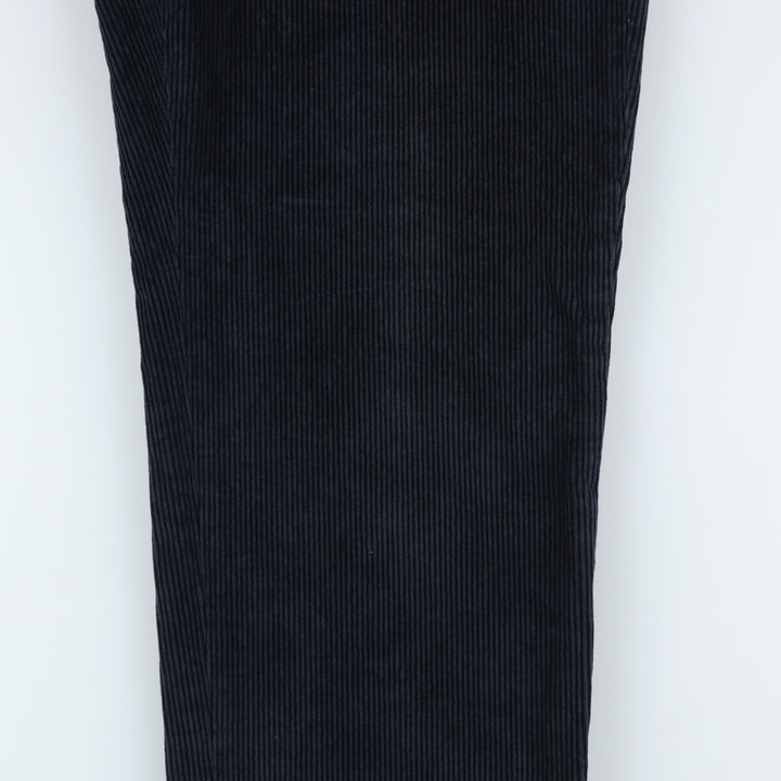 Brooks Brothers HUDSON Corduroy Pants for Men, Size W34 cotton navy blue type Vintage Second Hand