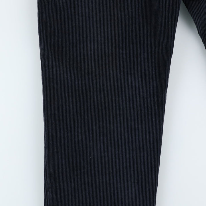 Brooks Brothers HUDSON Corduroy Pants for Men, Size W34 cotton navy blue type Vintage Second Hand