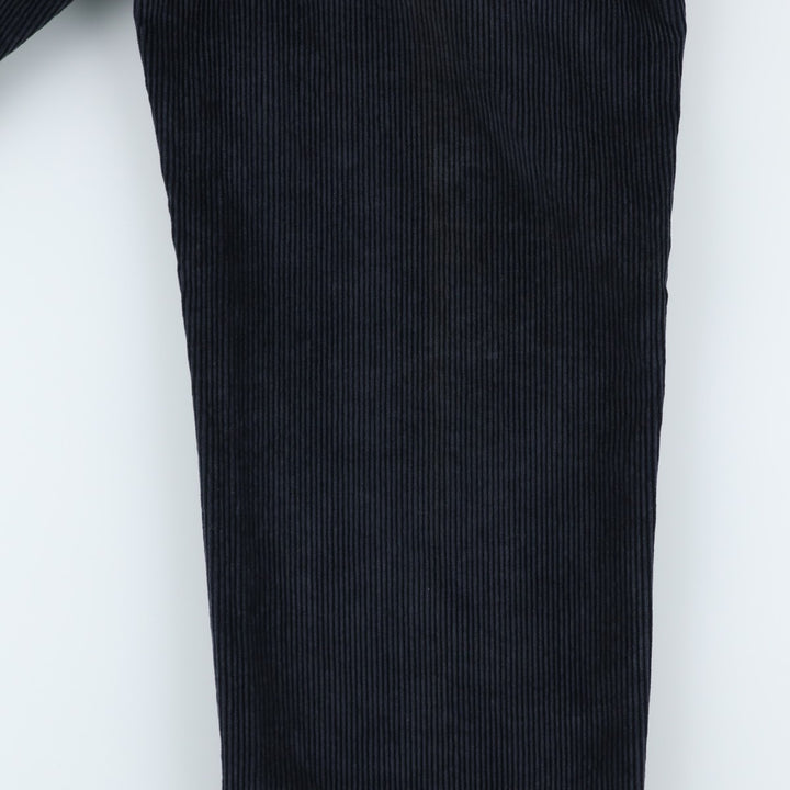 Brooks Brothers HUDSON Corduroy Pants for Men, Size W34 cotton navy blue type Vintage Second Hand