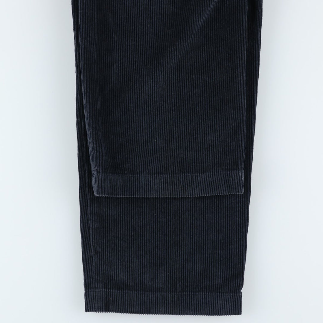 Brooks Brothers HUDSON Corduroy Pants for Men, Size W34 cotton navy blue type Vintage Second Hand