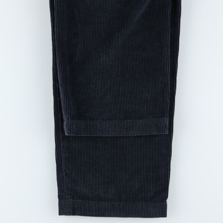 Brooks Brothers HUDSON Corduroy Pants for Men, Size W34 cotton navy blue type Vintage Second Hand