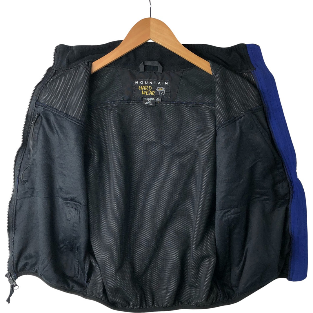 Mountain Hardwear Fleece Vest, Made in USA, Men's Size M polyester blue type Vintage Second Hand