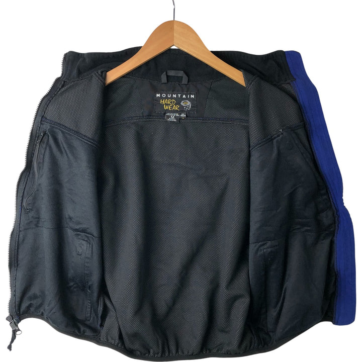 Mountain Hardwear Fleece Vest, Made in USA, Men's Size M polyester blue type Vintage Second Hand