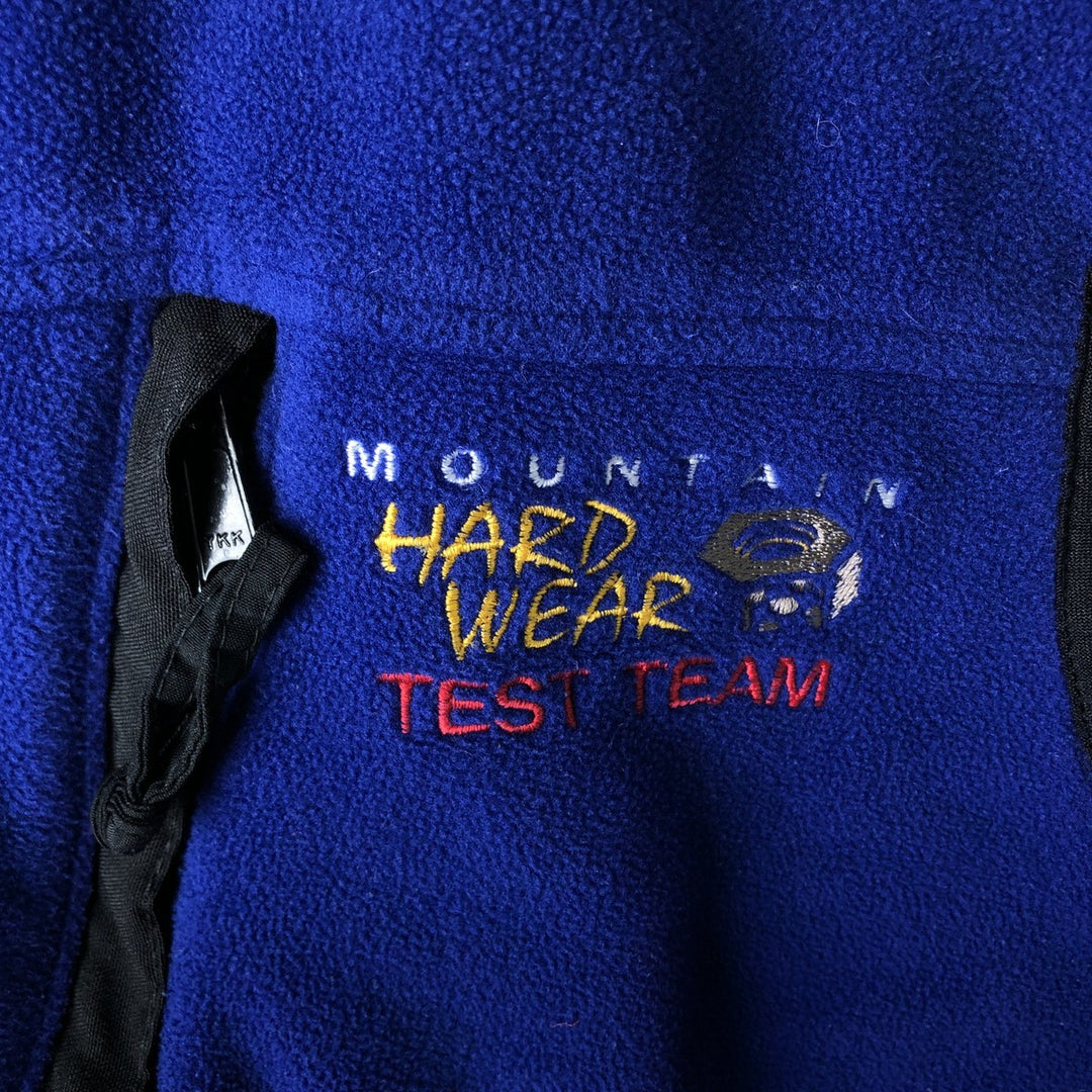 Mountain Hardwear Fleece Vest, Made in USA, Men's Size M polyester blue type Vintage Second Hand