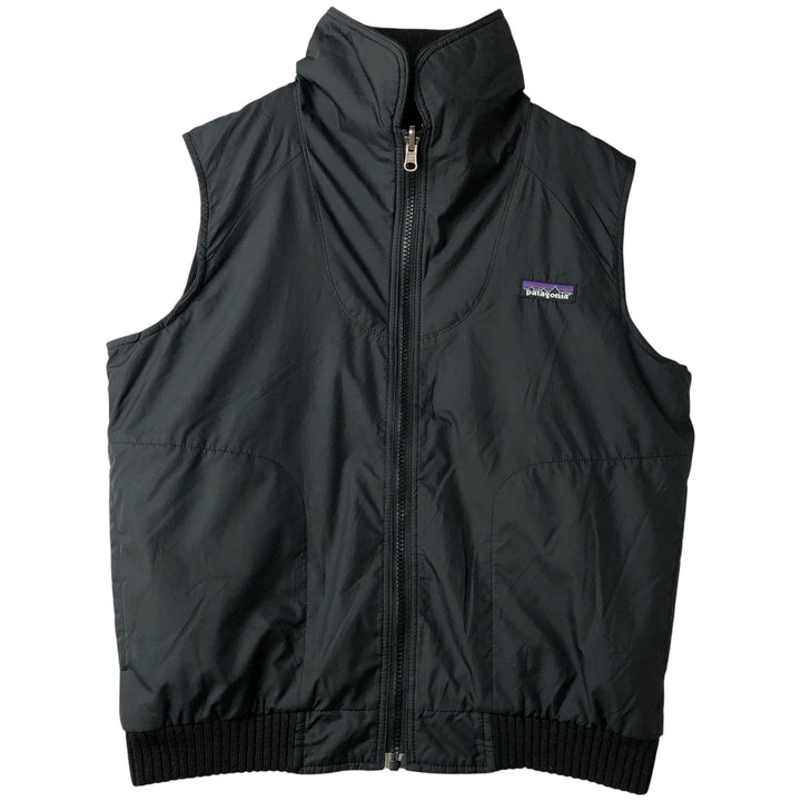 90s-00'S Patagonia 28155S7 Reversible Vest, Women's, Size Medium, Vintage polyester black type Vintage Second Hand