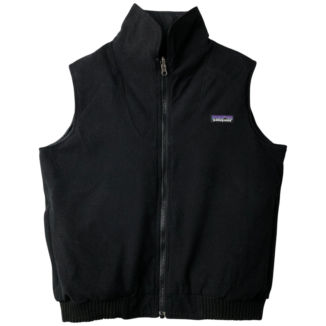 90s-00'S Patagonia 28155S7 Reversible Vest, Women's, Size Medium, Vintage polyester black type Vintage Second Hand