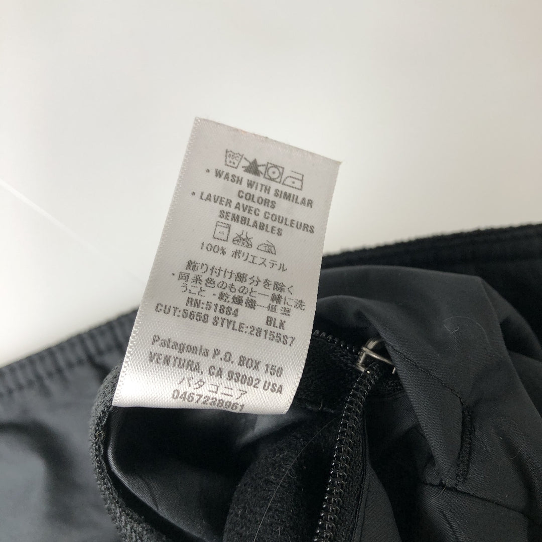 90s-00'S Patagonia 28155S7 Reversible Vest, Women's, Size Medium, Vintage polyester black type Vintage Second Hand