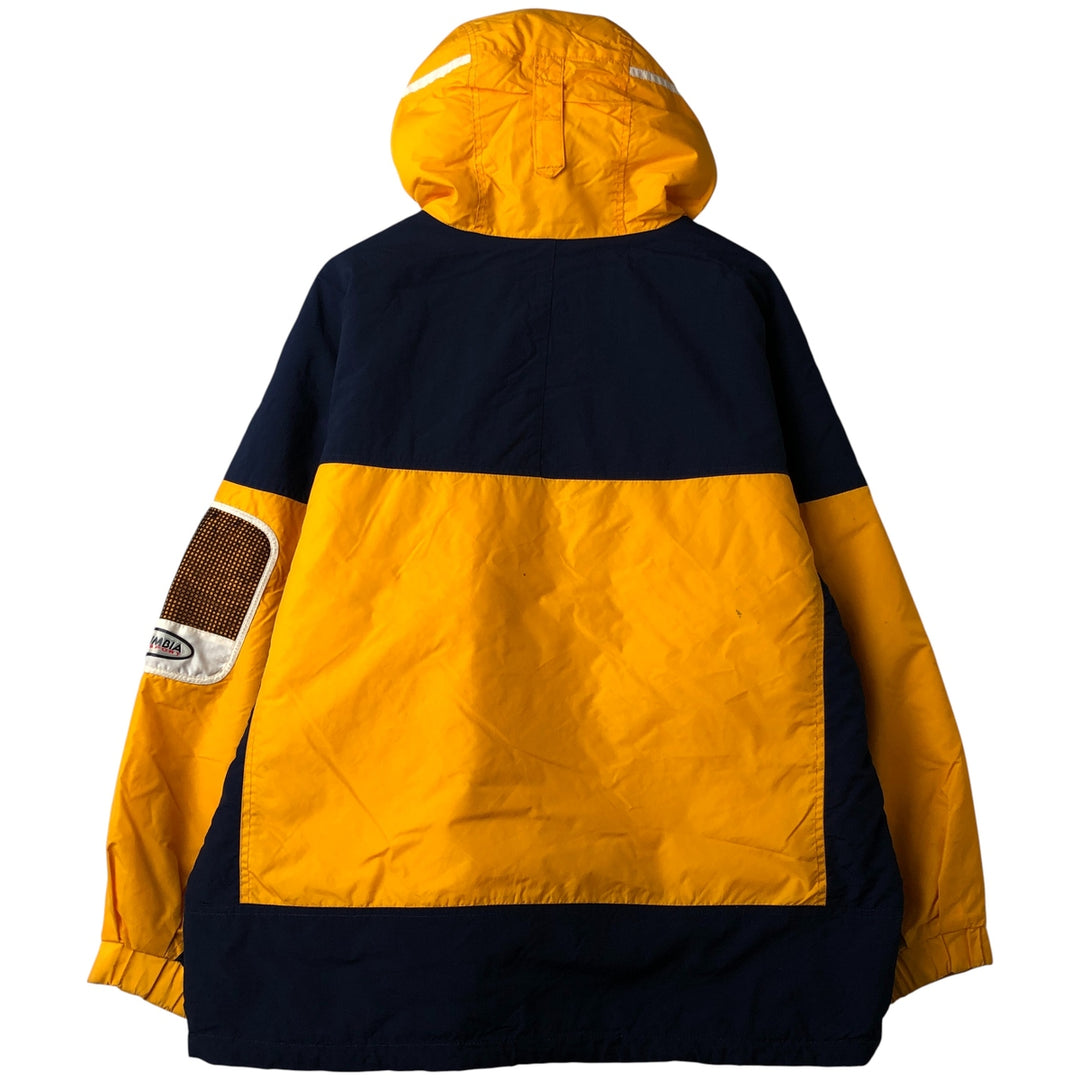 2000'S Columbia SPORT Padded Anorak Parka Puffer Jacket Women's XL Nylon yellow type Vintage Second Hand
