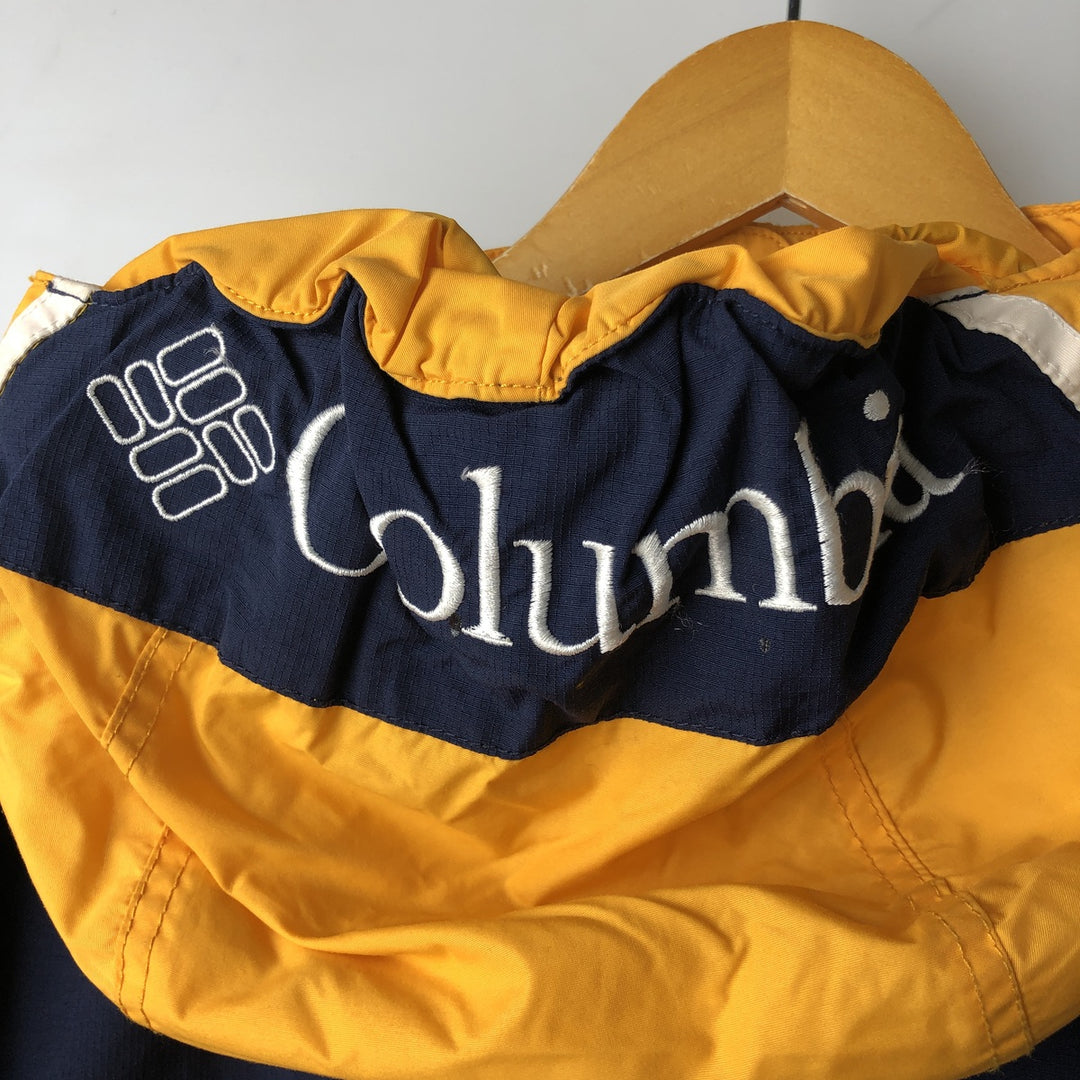 2000'S Columbia SPORT Padded Anorak Parka Puffer Jacket Women's XL Nylon yellow type Vintage Second Hand