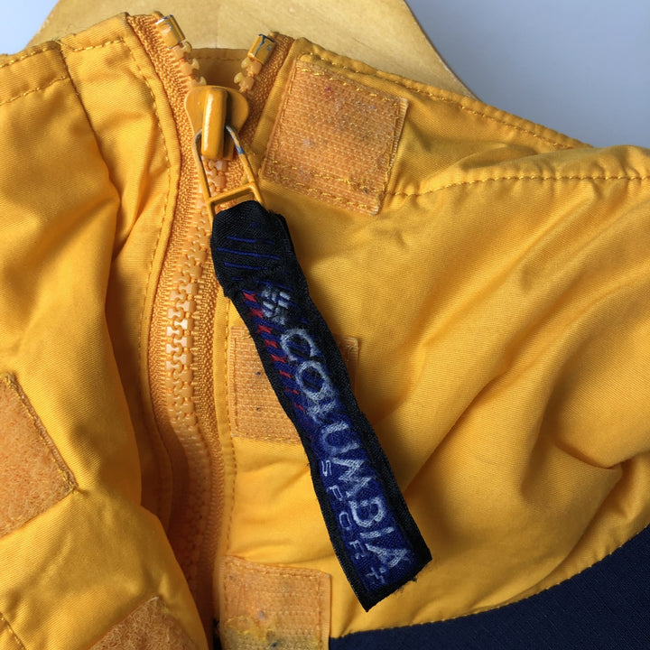 2000'S Columbia SPORT Padded Anorak Parka Puffer Jacket Women's XL Nylon yellow type Vintage Second Hand