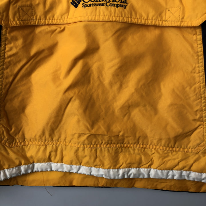 2000'S Columbia SPORT Padded Anorak Parka Puffer Jacket Women's XL Nylon yellow type Vintage Second Hand
