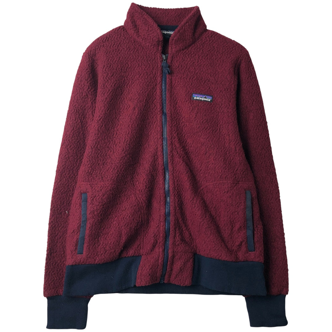Patagonia 26945FA18 Fleece Jacket, Women's Size M polyester wine-red Vintage Second Hand