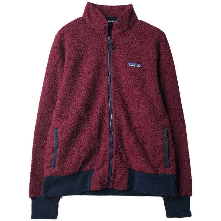 Patagonia 26945FA18 Fleece Jacket, Women's Size M polyester wine-red Vintage Second Hand