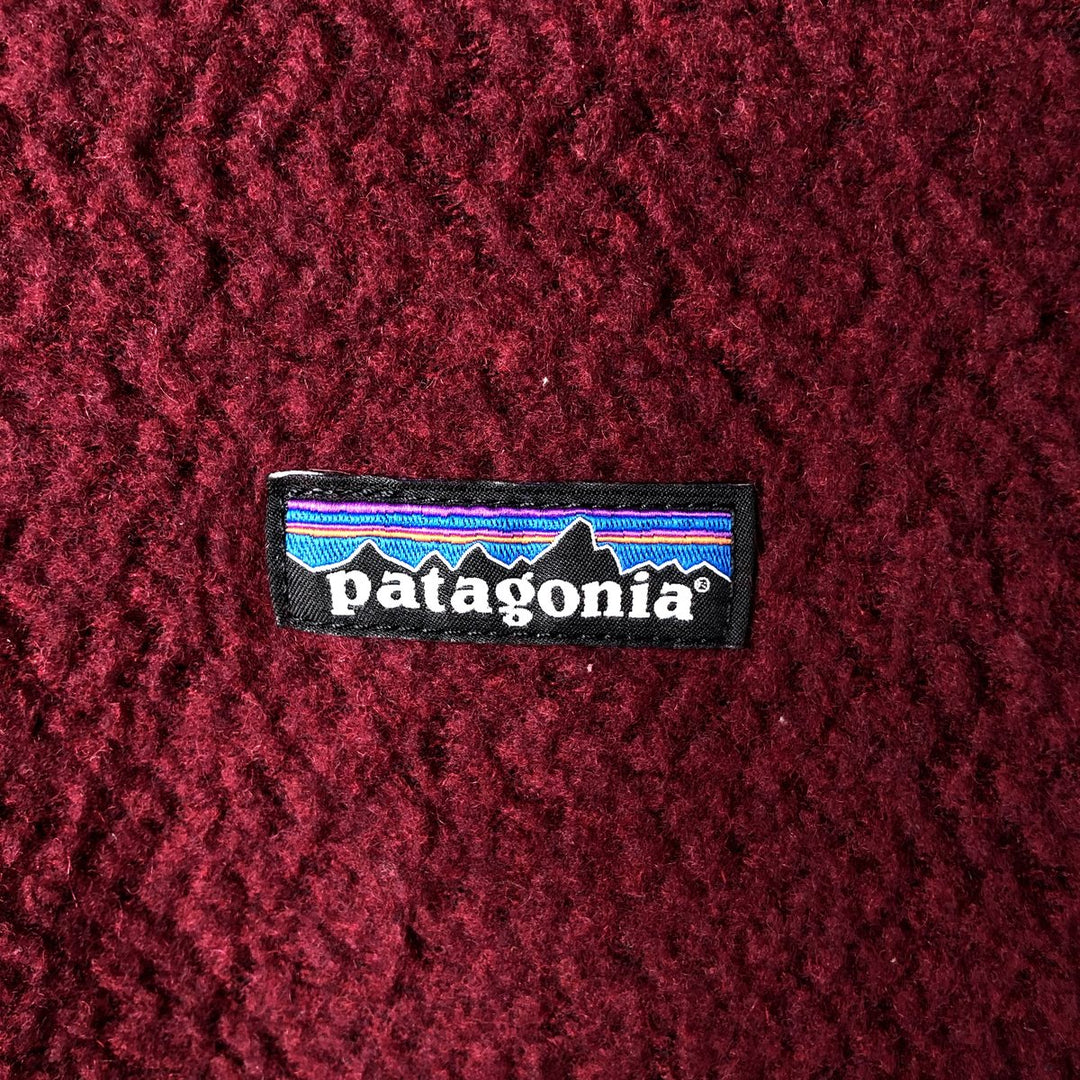 Patagonia 26945FA18 Fleece Jacket, Women's Size M polyester wine-red Vintage Second Hand
