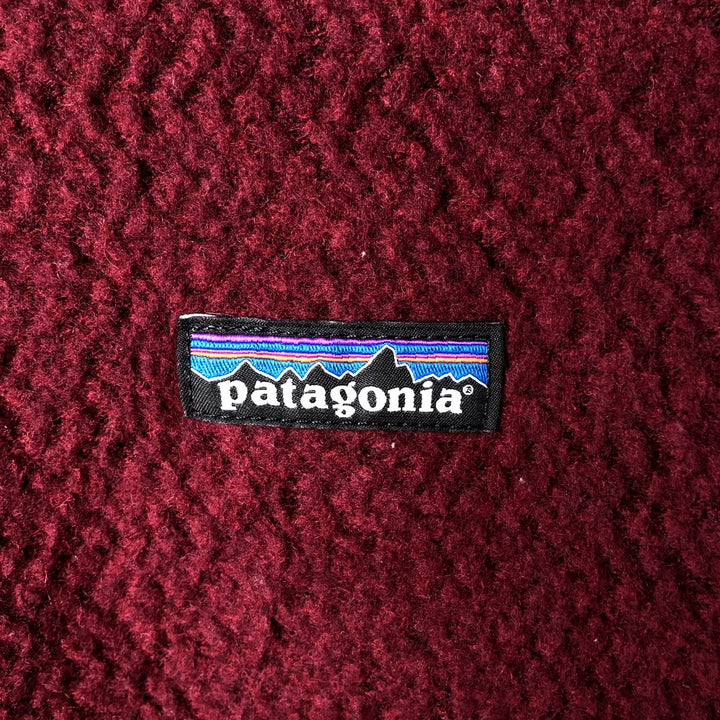 Patagonia 26945FA18 Fleece Jacket, Women's Size M polyester wine-red Vintage Second Hand