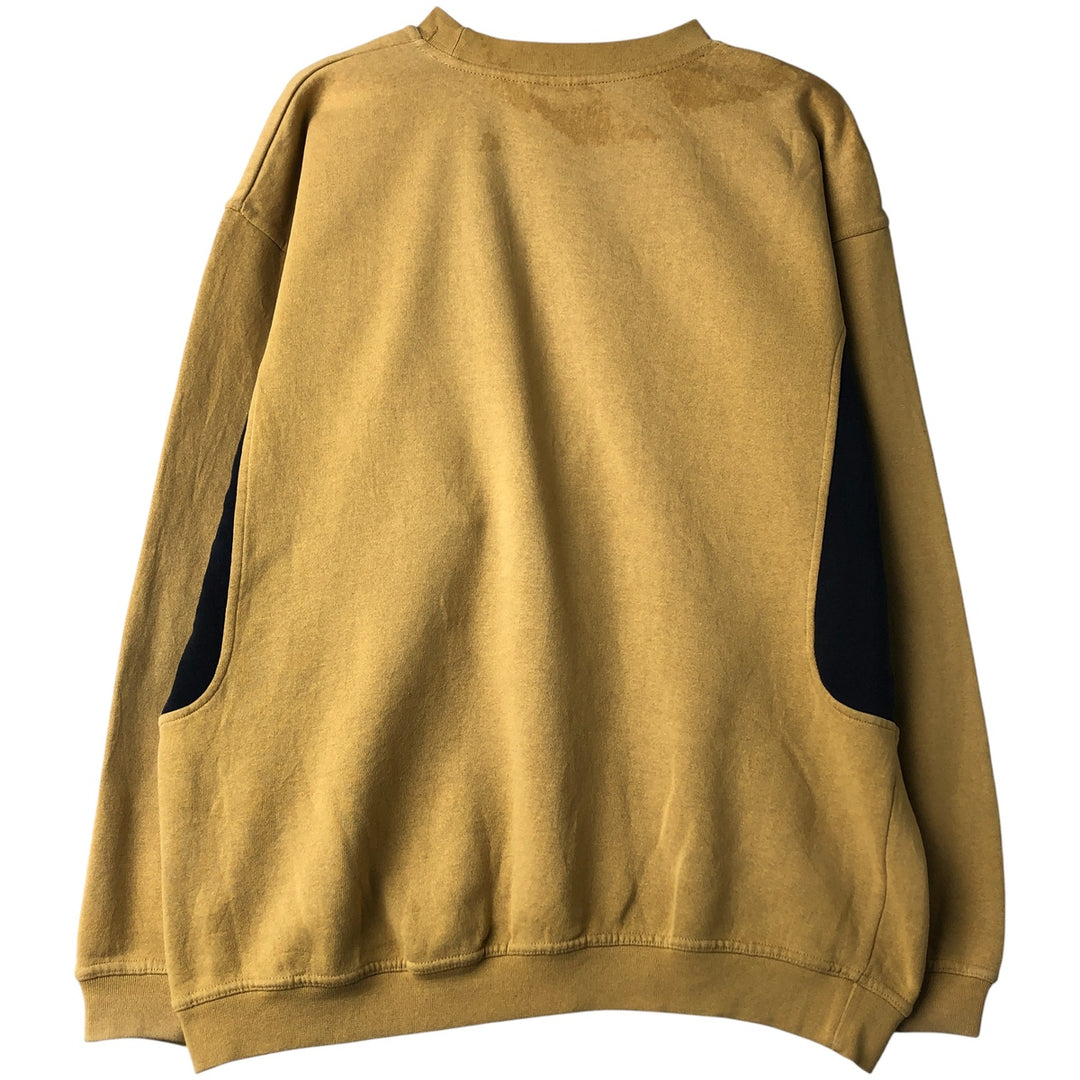 Reebok logo sweatshirt, men's size S unclear yellow type Vintage Second Hand
