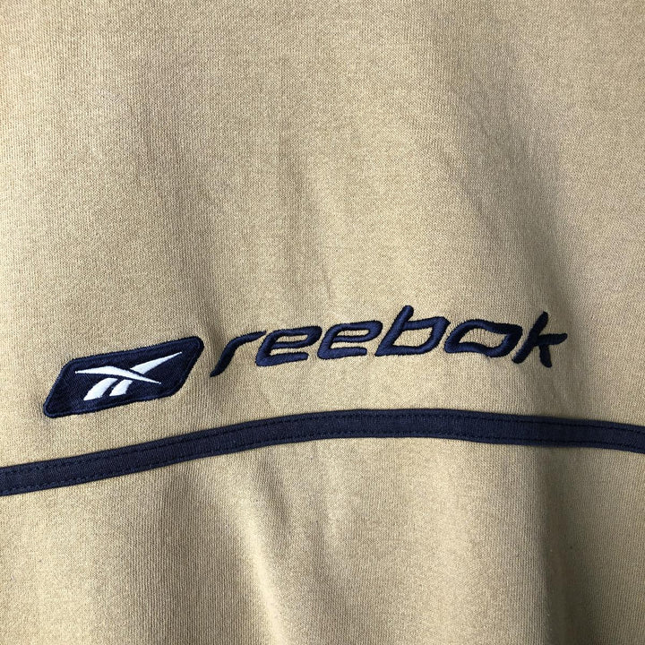 Reebok logo sweatshirt, men's size S unclear yellow type Vintage Second Hand