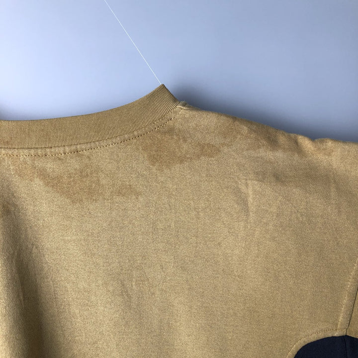 Reebok logo sweatshirt, men's size S unclear yellow type Vintage Second Hand