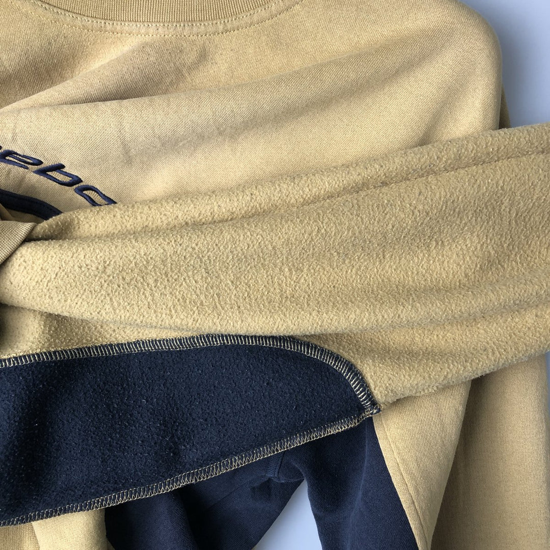 Reebok logo sweatshirt, men's size S unclear yellow type Vintage Second Hand