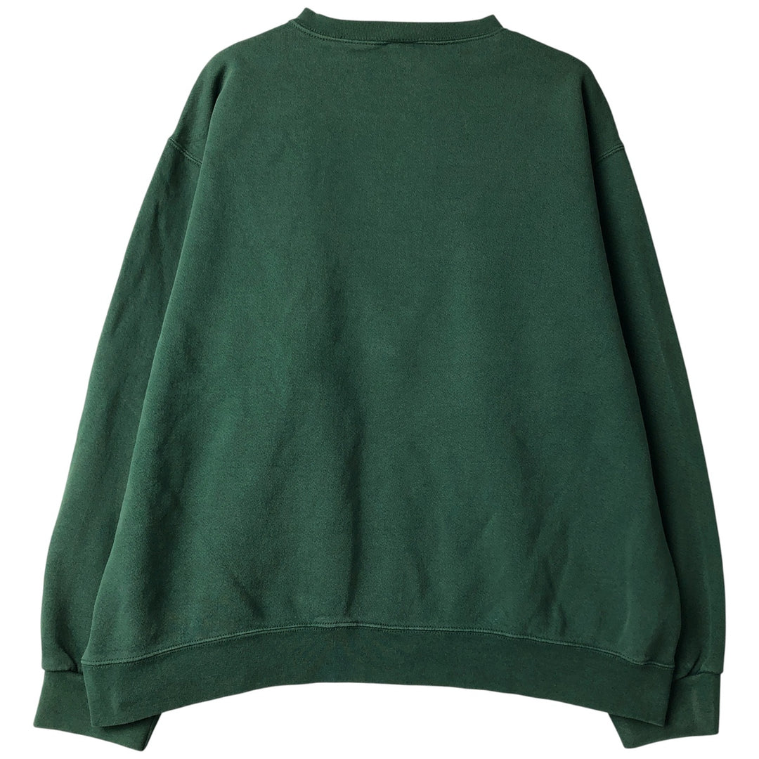Nike One Point Logo Sweatshirt, Trainer, Men's XL cotton green type Vintage Second Hand