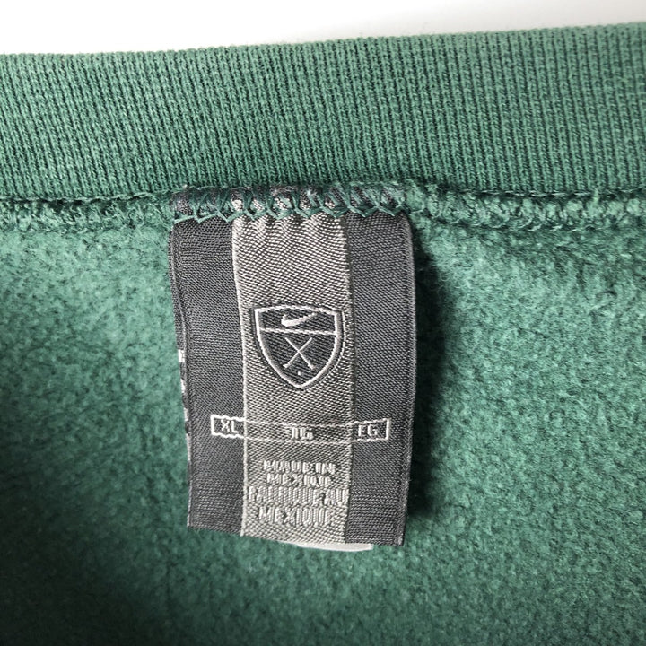 Nike One Point Logo Sweatshirt, Trainer, Men's XL cotton green type Vintage Second Hand